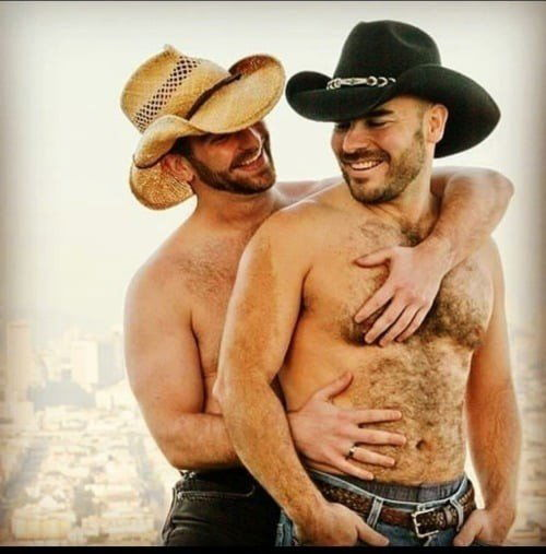 Photo by DirtyDaddyFunStuff with the username @DirtyDaddyPorn, who is a verified user,  February 19, 2024 at 6:20 PM and the text says 'Country Boys and #farmers and #cowboys and #daddies'