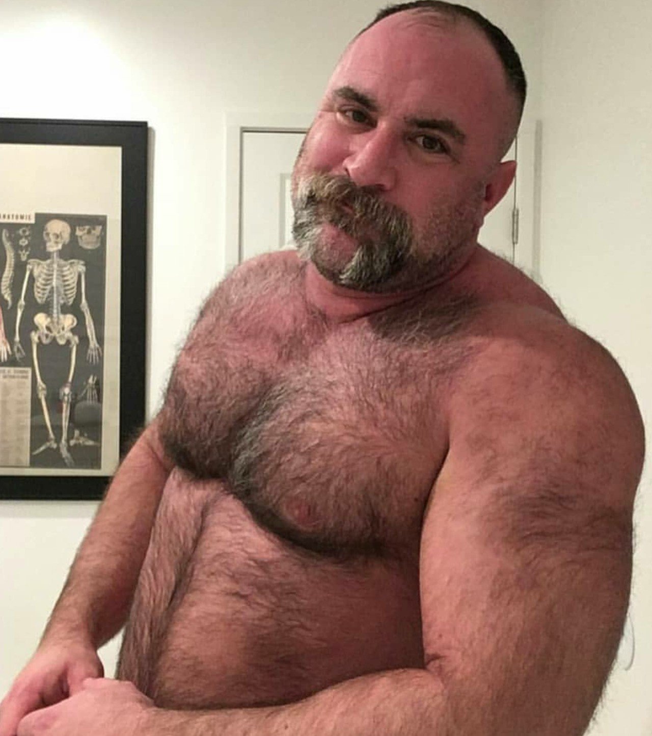 Photo by DirtyDaddyFunStuff with the username @DirtyDaddyPorn, who is a verified user,  December 11, 2023 at 6:14 PM and the text says 'Hairy and hunky'