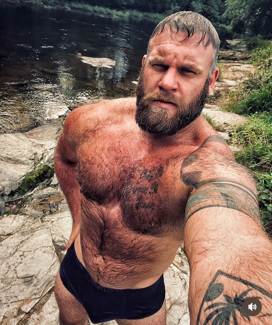 Watch the Photo by DirtyDaddyFunStuff with the username @DirtyDaddyPorn, who is a verified user, posted on February 18, 2024 and the text says 'Hot Fun 3  #daddies #muscles #bears #stubble #hairy'