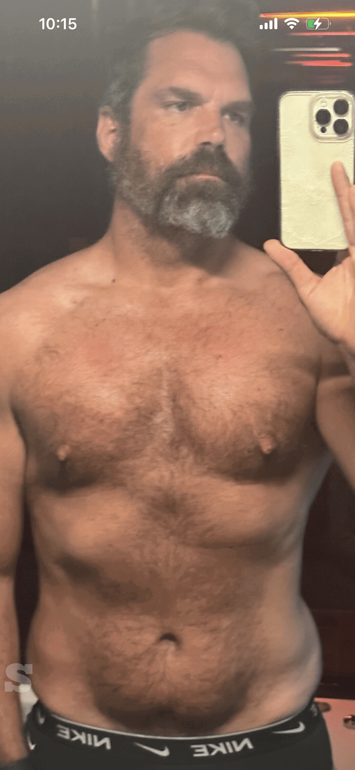 Photo by DirtyDaddyFunStuff with the username @DirtyDaddyPorn, who is a verified user,  May 5, 2024 at 8:06 PM and the text says 'Hot and #hairy #muscles #stubble #beards'