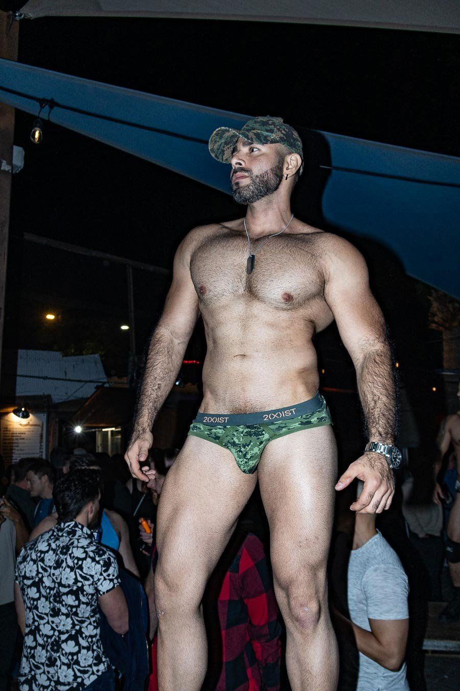 Photo by DirtyDaddyFunStuff with the username @DirtyDaddyPorn, who is a verified user,  March 13, 2024 at 8:31 PM and the text says '#hairy and hot 5 #leather #strippers #pups'
