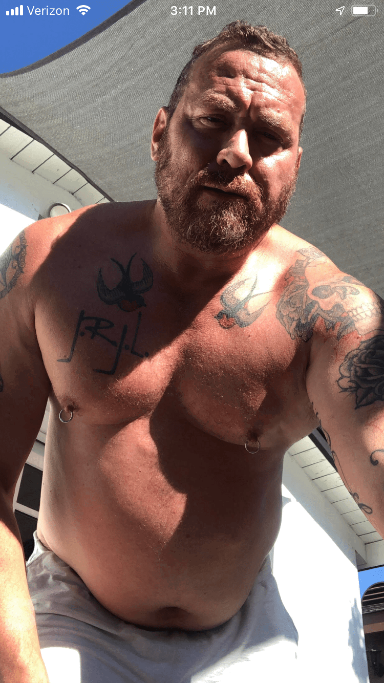 Album by DirtyDaddyFunStuff with the username @DirtyDaddyPorn, who is a verified user,  March 10, 2024 at 11:59 PM and the text says '#Hairy Studs 2'