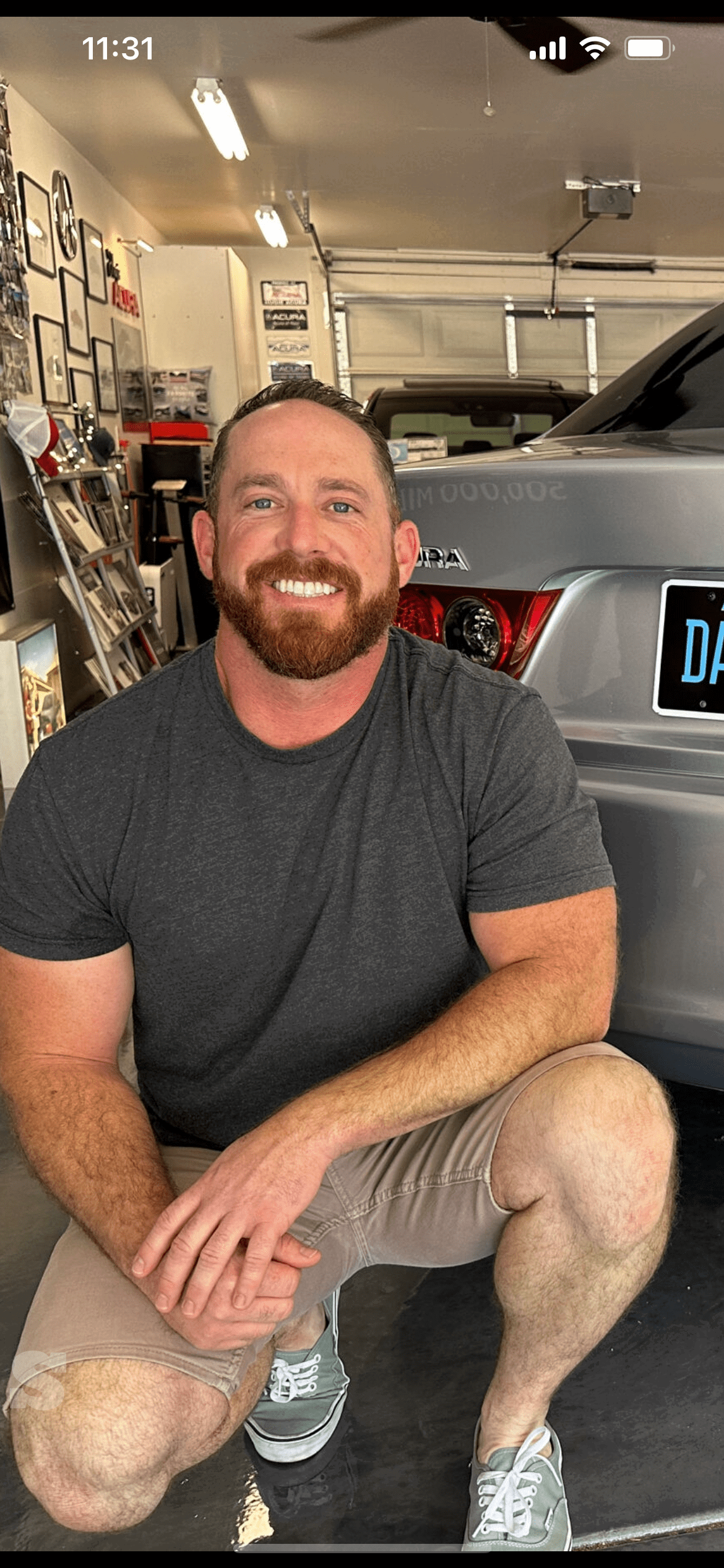 Album by DirtyDaddyFunStuff with the username @DirtyDaddyPorn, who is a verified user,  May 28, 2024 at 12:03 AM and the text says 'Hot Variety #muscles #gingers #beards'