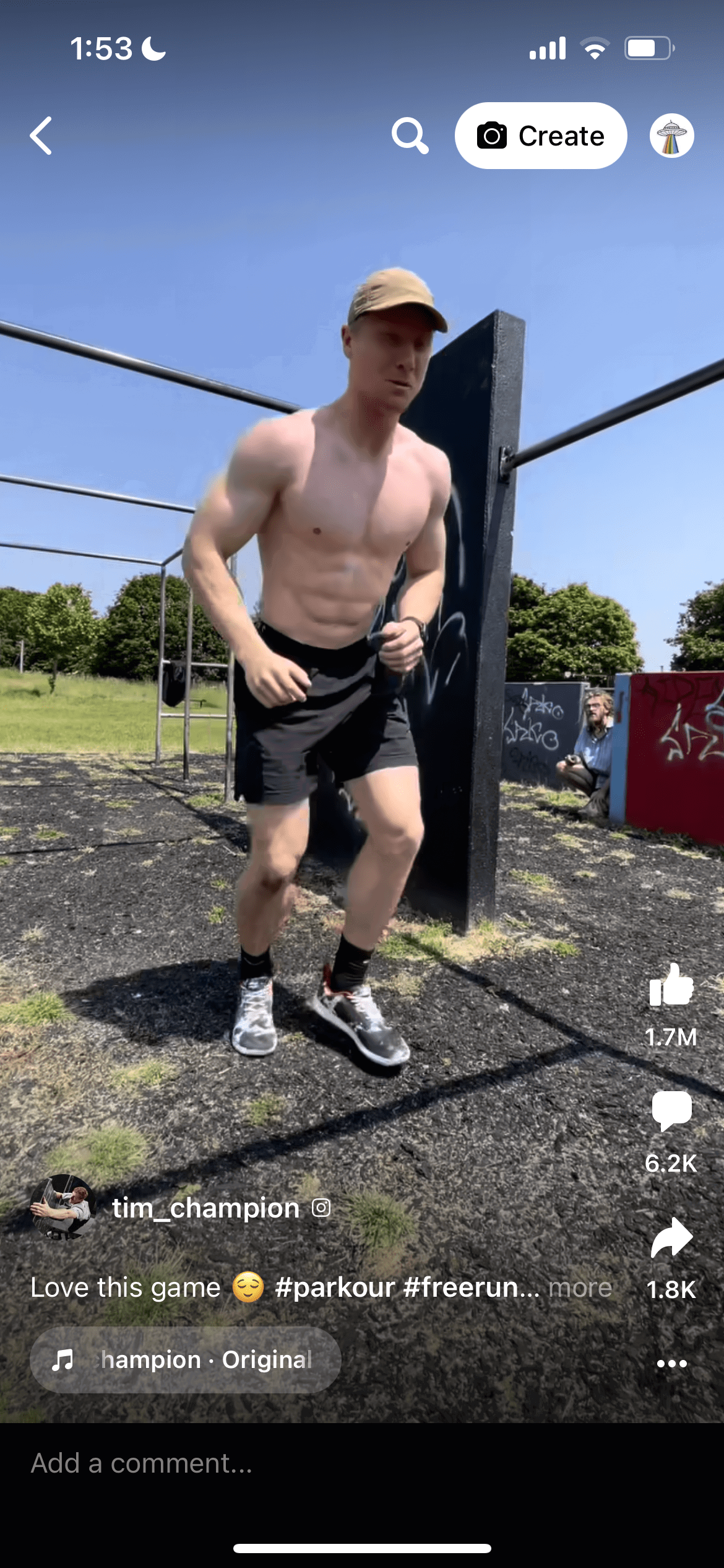 Watch the Photo by DirtyDaddyFunStuff with the username @DirtyDaddyPorn, who is a verified user, posted on February 20, 2024 and the text says 'Jump, Red!  Jump!  #gingers #redheads #muscles #sports #fitness #buff #armpits #legs'