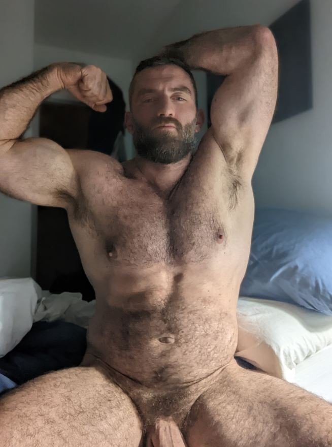 Photo by DirtyDaddyFunStuff with the username @DirtyDaddyPorn, who is a verified user,  December 12, 2023 at 7:19 PM and the text says '#hunks and Muscles'