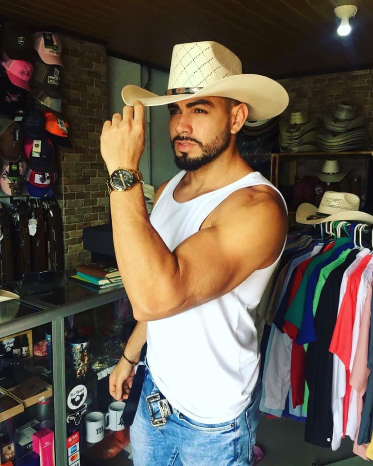 Photo by DirtyDaddyFunStuff with the username @DirtyDaddyPorn, who is a verified user,  April 28, 2024 at 10:56 PM and the text says 'Wow6 #muscles #sweaty #cowboys'