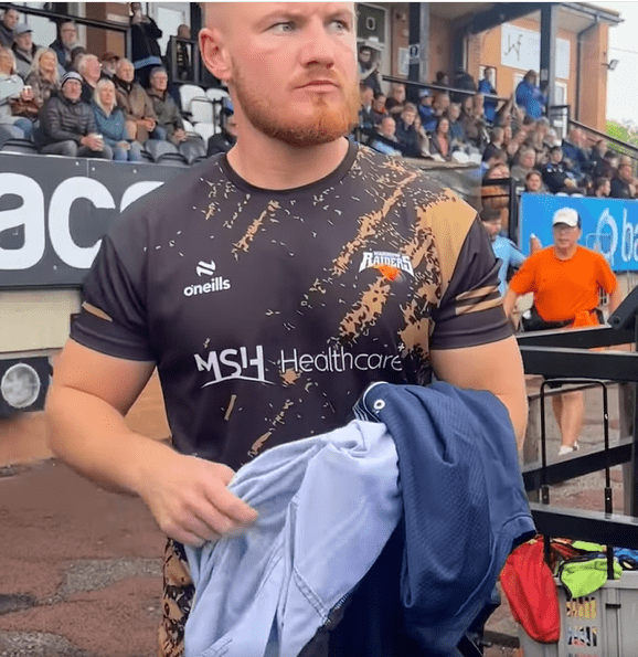 Photo by DirtyDaddyFunStuff with the username @DirtyDaddyPorn, who is a verified user,  May 2, 2024 at 7:42 PM and the text says 'Hot 10 #gingers #sports #rugby #uniforms #sweaty #redheads #football #hairy #muscles'