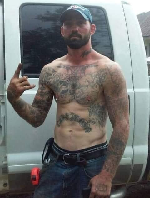 Album by DirtyDaddyFunStuff with the username @DirtyDaddyPorn, who is a verified user,  June 21, 2024 at 11:04 PM and the text says '#redneck #countryboys'