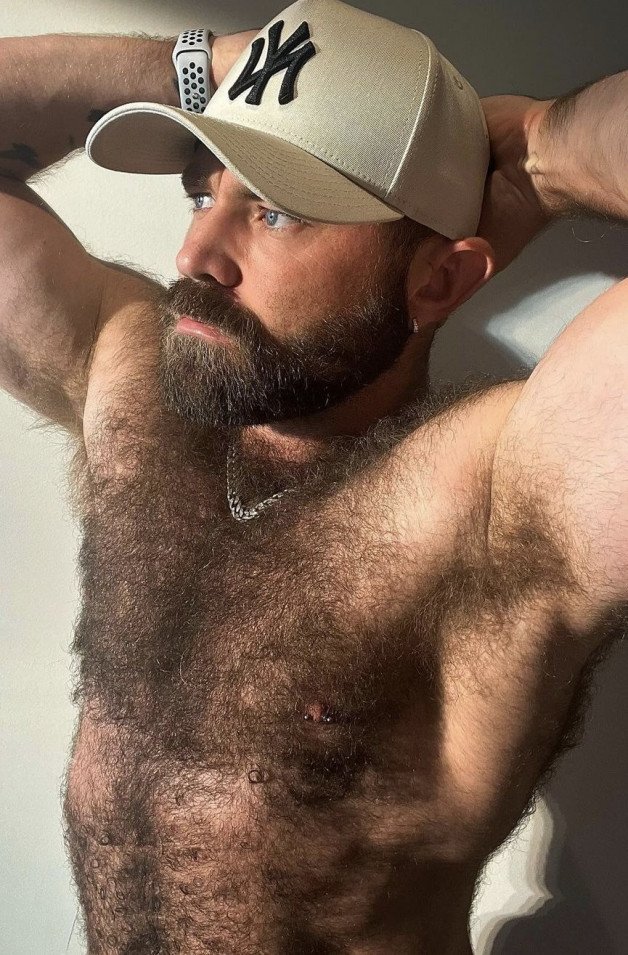 Photo by DirtyDaddyFunStuff with the username @DirtyDaddyPorn, who is a verified user,  July 3, 2024 at 8:32 PM and the text says '#hairy #godling'