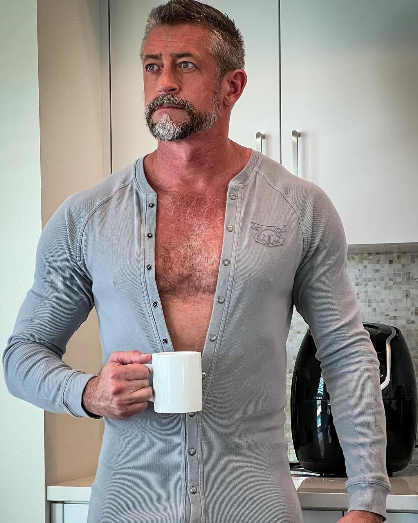 Photo by DirtyDaddyFunStuff with the username @DirtyDaddyPorn, who is a verified user,  April 29, 2024 at 12:22 AM and the text says 'Stud 6 #daddies #muscles #hairy'