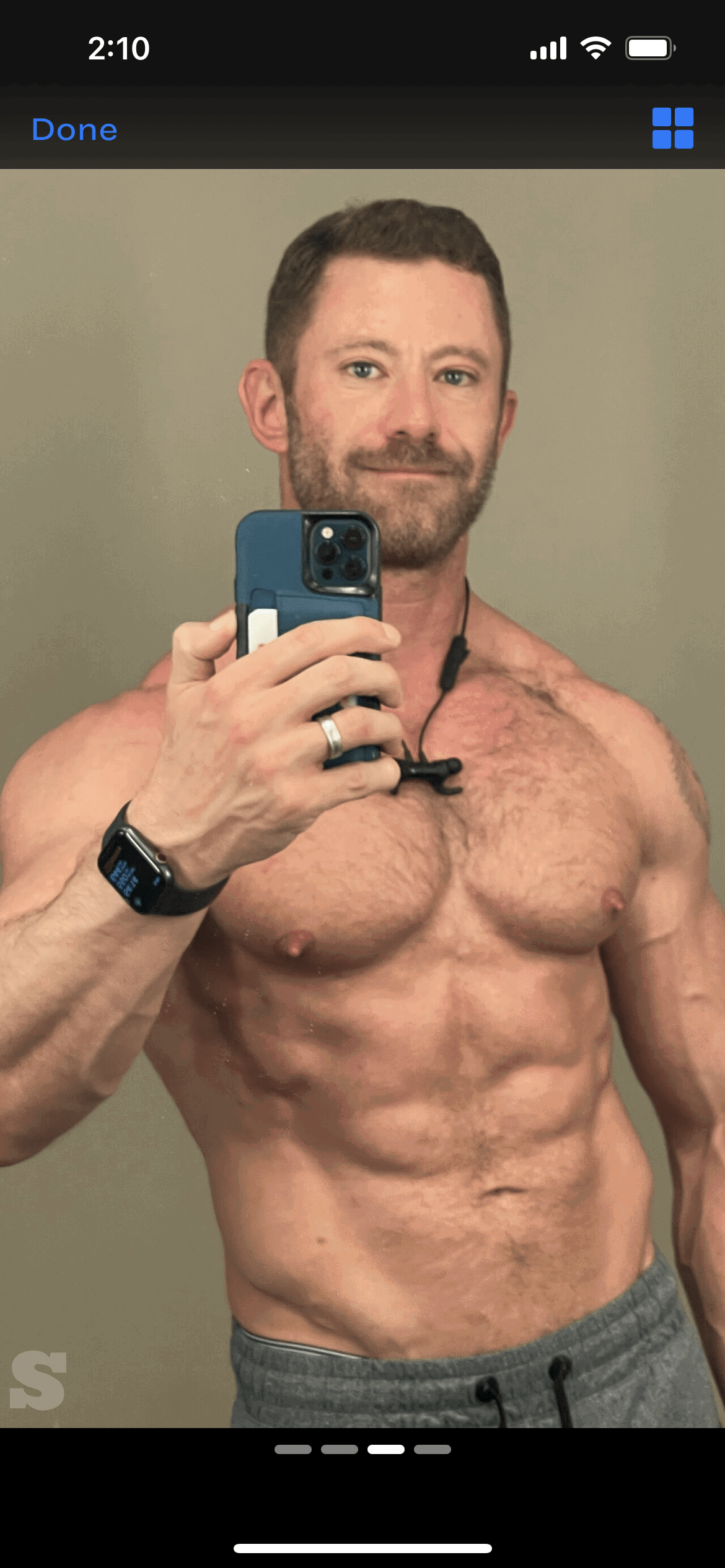 Photo by DirtyDaddyFunStuff with the username @DirtyDaddyPorn, who is a verified user,  December 4, 2023 at 6:40 PM and the text says '#buff #hunks and #daddies'