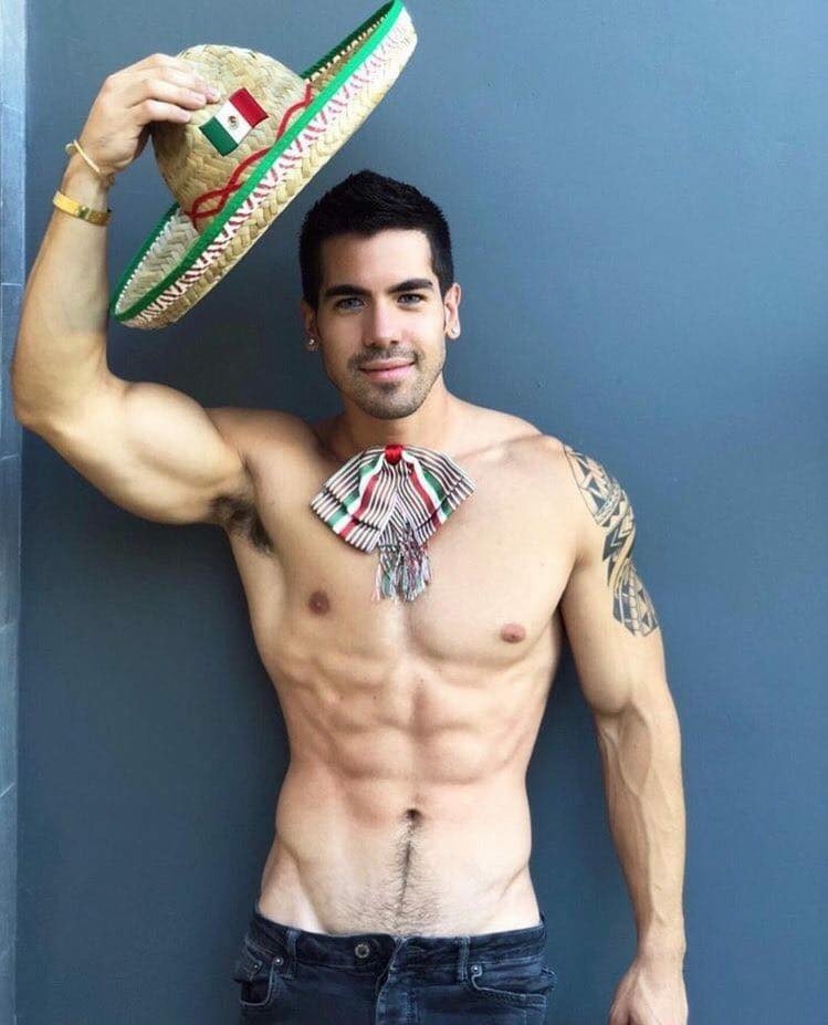 Photo by DirtyDaddyFunStuff with the username @DirtyDaddyPorn, who is a verified user,  April 28, 2024 at 11:07 PM and the text says 'Wow 6 #cowboys #mexico #muscles'