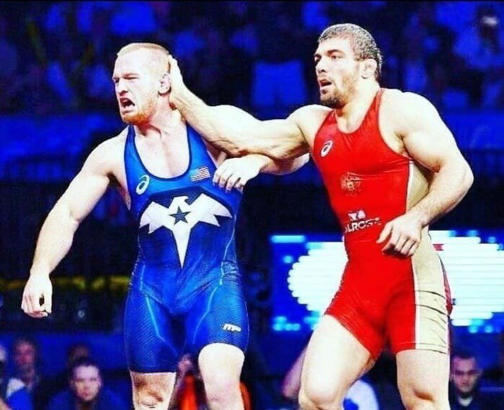 Photo by DirtyDaddyFunStuff with the username @DirtyDaddyPorn, who is a verified user,  February 5, 2024 at 9:12 PM and the text says '#wrestling #sports #uniforms #sweaty #muscles'