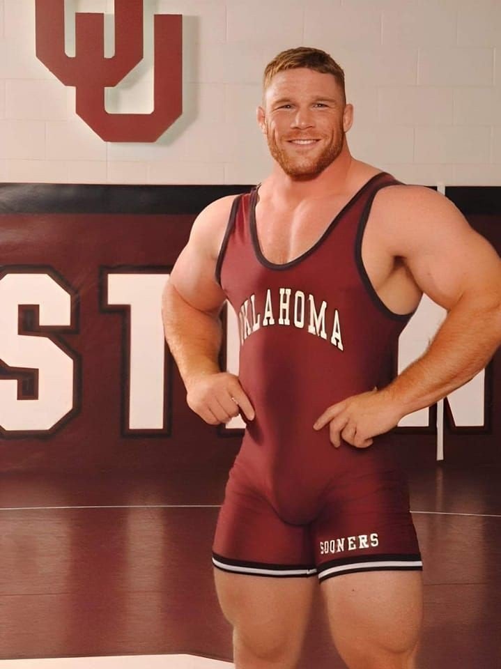 Photo by DirtyDaddyFunStuff with the username @DirtyDaddyPorn, who is a verified user,  February 5, 2024 at 9:14 PM and the text says '#gingers #bigears #wrestling #uniforms #sports #jocks'