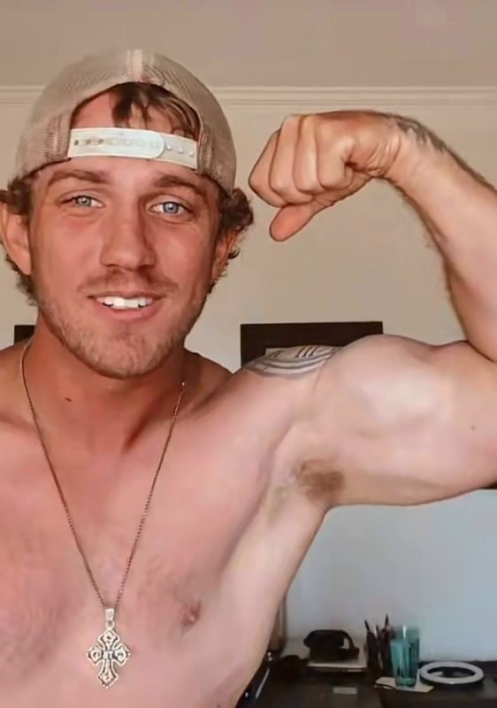 Album by DirtyDaddyFunStuff with the username @DirtyDaddyPorn, who is a verified user,  May 13, 2024 at 1:12 AM and the text says '#redneck #countryboys'