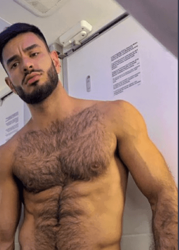 Album by DirtyDaddyFunStuff with the username @DirtyDaddyPorn, who is a verified user,  May 1, 2024 at 12:17 AM and the text says 'Men 3 #muscles #hairy #buff #otters #manly #counryboys'