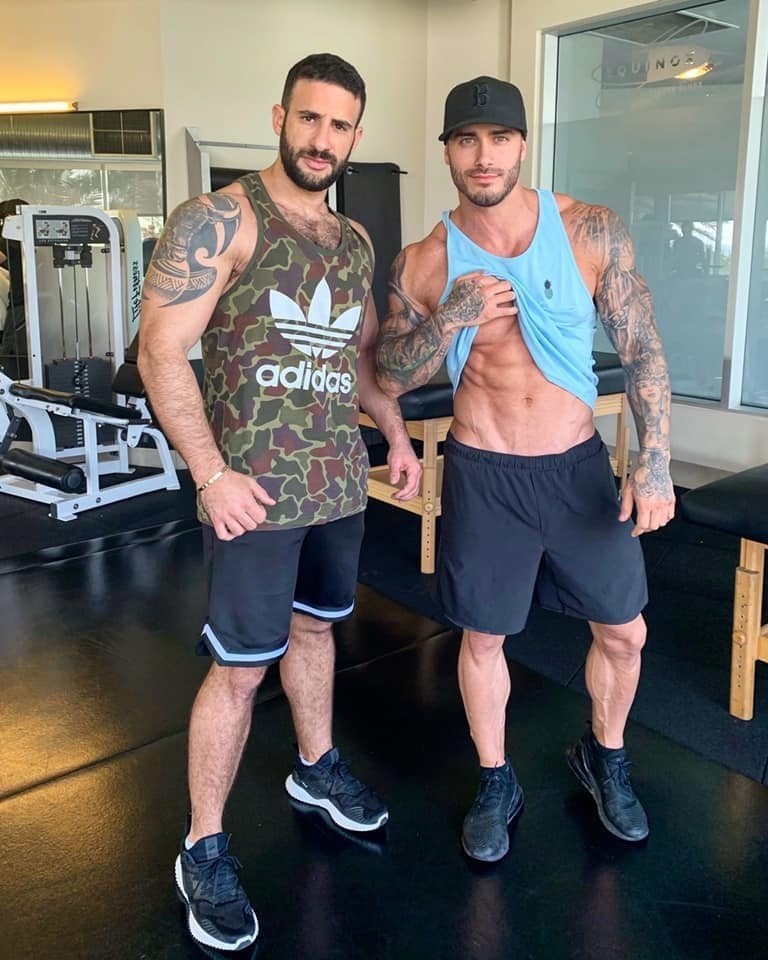 Photo by DirtyDaddyFunStuff with the username @DirtyDaddyPorn, who is a verified user,  April 28, 2024 at 10:56 PM and the text says 'Wow6 #muscles #sweaty #cowboys'