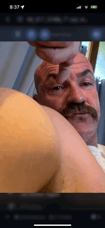 Album by DirtyDaddyFunStuff with the username @DirtyDaddyPorn, who is a verified user,  December 30, 2023 at 5:52 PM and the text says '#mustache #armpit #leather #daddy #muscles'