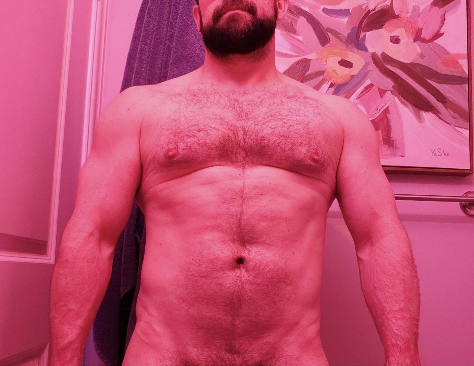 Album by DirtyDaddyFunStuff with the username @DirtyDaddyPorn, who is a verified user,  June 9, 2024 at 12:24 AM and the text says 'Hot 23 #hairy #bears'