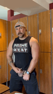 Photo by DirtyDaddyFunStuff with the username @DirtyDaddyPorn, who is a verified user,  June 5, 2024 at 11:32 PM and the text says '#gym #daddy #armpits #mustache'