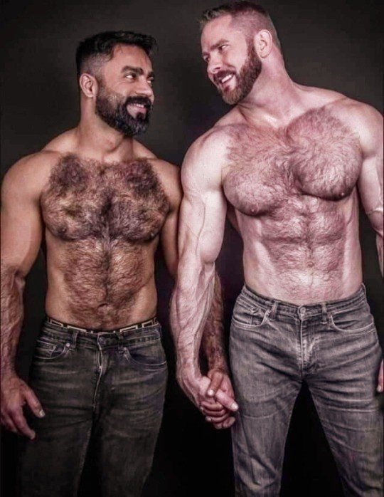 Photo by DirtyDaddyFunStuff with the username @DirtyDaddyPorn, who is a verified user,  April 29, 2024 at 12:20 AM and the text says 'Stud 4 and #funnies #muscles #hairy'