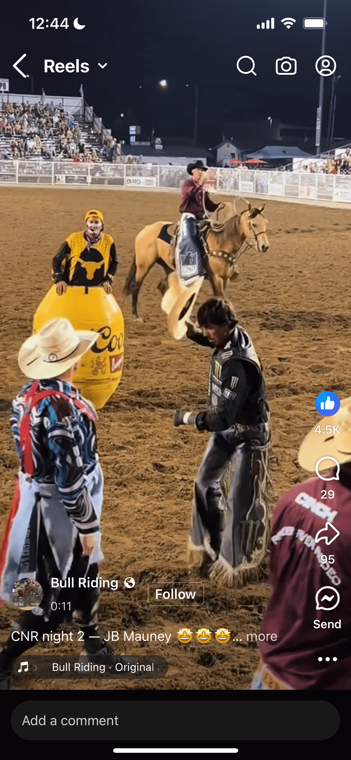 Album by DirtyDaddyFunStuff with the username @DirtyDaddyPorn, who is a verified user,  June 13, 2024 at 6:48 PM and the text says '#Rodeo #sports #leather #cowboys #countryboys #rough'