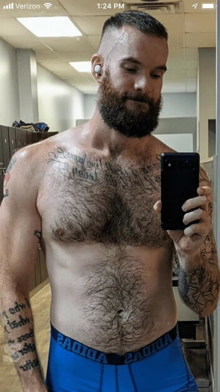 Photo by DirtyDaddyFunStuff with the username @DirtyDaddyPorn, who is a verified user,  March 11, 2024 at 12:01 AM and the text says '#Hairy Studs 4'