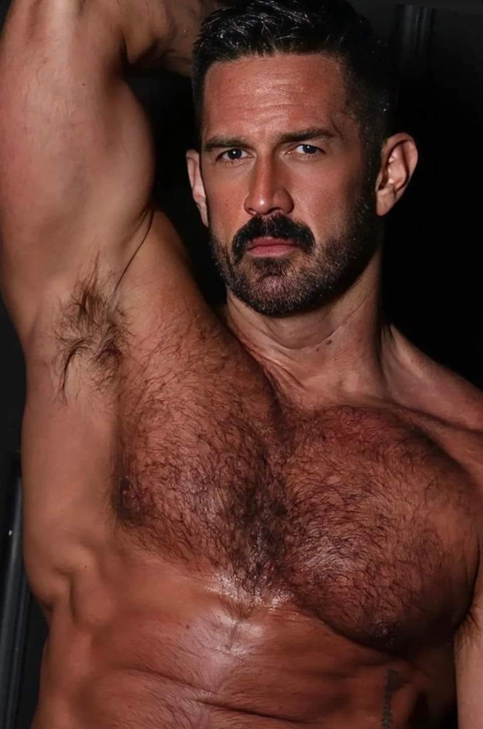 Photo by DirtyDaddyFunStuff with the username @DirtyDaddyPorn, who is a verified user,  January 9, 2024 at 7:51 PM and the text says '#hairy #bears and sexy men'