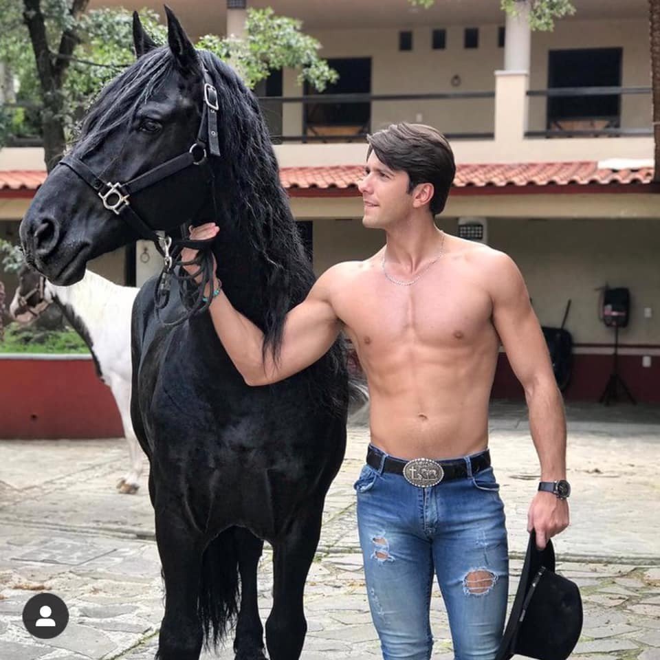 Album by DirtyDaddyFunStuff with the username @DirtyDaddyPorn, who is a verified user,  April 28, 2024 at 8:52 PM and the text says 'Hot 1 #mexico #mexican #cowboys #countryboys'