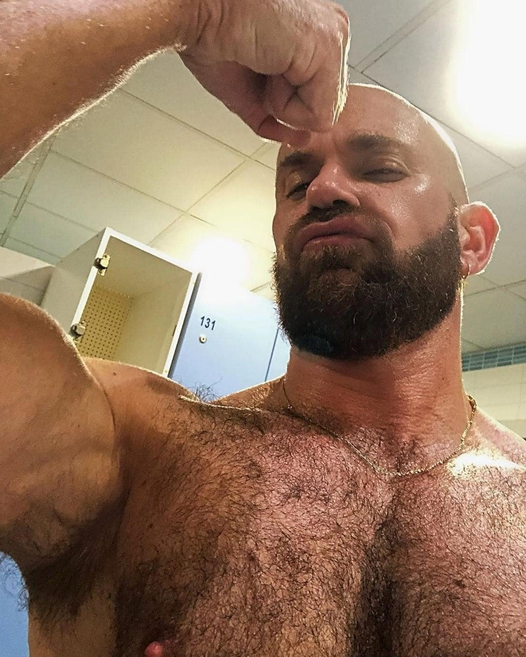 Photo by DirtyDaddyFunStuff with the username @DirtyDaddyPorn, who is a verified user,  February 5, 2024 at 9:04 PM and the text says '#Wrestling #muscles #armpits #uniforms'