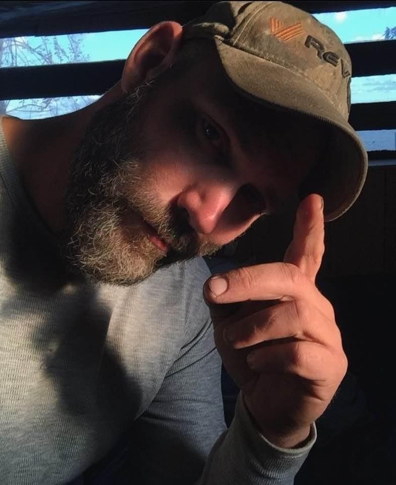 Photo by DirtyDaddyFunStuff with the username @DirtyDaddyPorn, who is a verified user,  January 8, 2024 at 10:16 PM and the text says '#cowboys #countryboys #beards #hairy #rugged #manly'