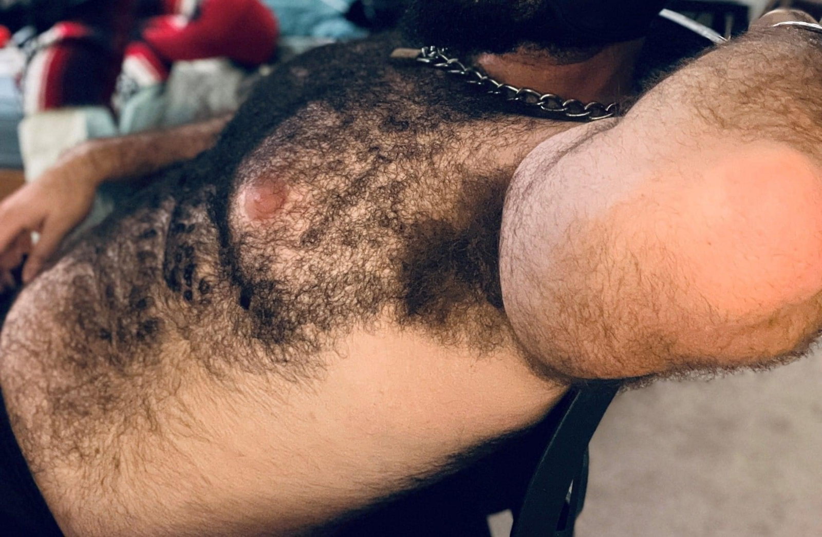 Photo by DirtyDaddyFunStuff with the username @DirtyDaddyPorn, who is a verified user,  June 20, 2024 at 9:27 PM and the text says '#hairy 2'