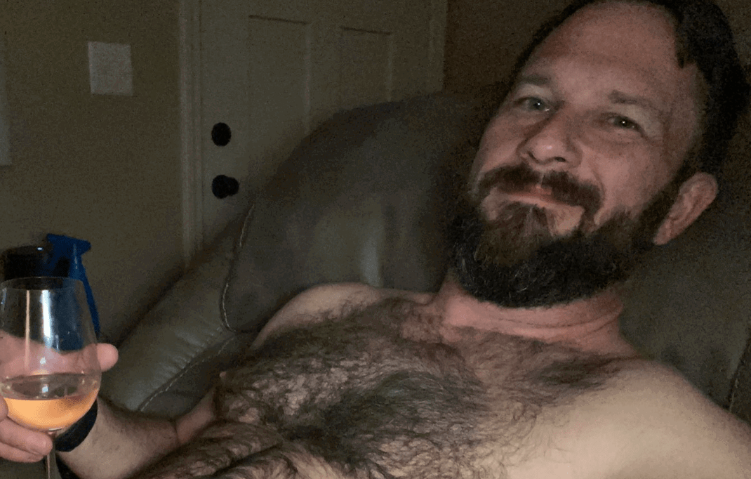 Album by DirtyDaddyFunStuff with the username @DirtyDaddyPorn, who is a verified user,  May 1, 2024 at 12:17 AM and the text says 'Men 3 #muscles #hairy #buff #otters #manly #counryboys'