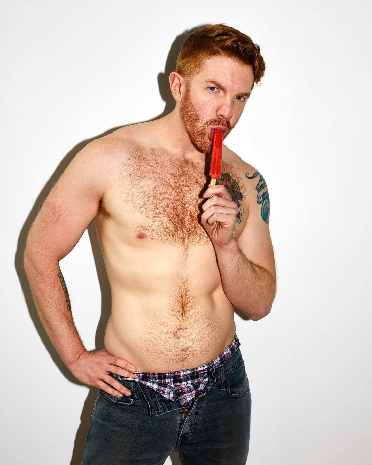 Photo by DirtyDaddyFunStuff with the username @DirtyDaddyPorn, who is a verified user,  April 3, 2024 at 12:21 AM and the text says '#gingers #countryboys and #jocks'