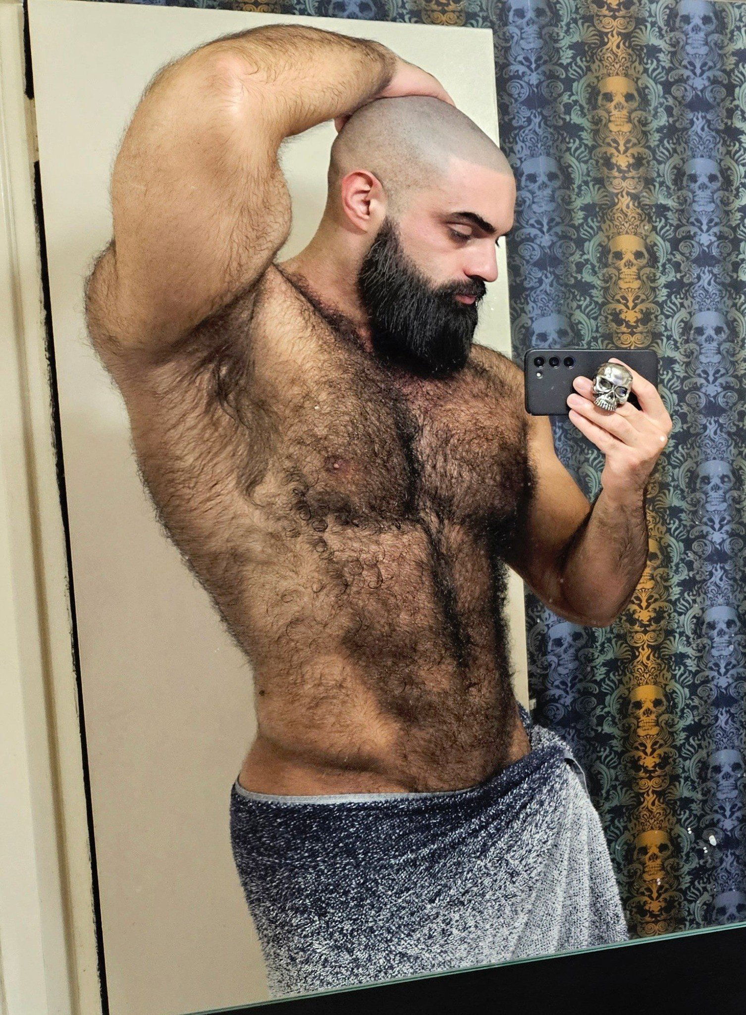 Photo by DirtyDaddyFunStuff with the username @DirtyDaddyPorn, who is a verified user,  March 5, 2024 at 12:59 AM and the text says 'Hot and #hairy 3'