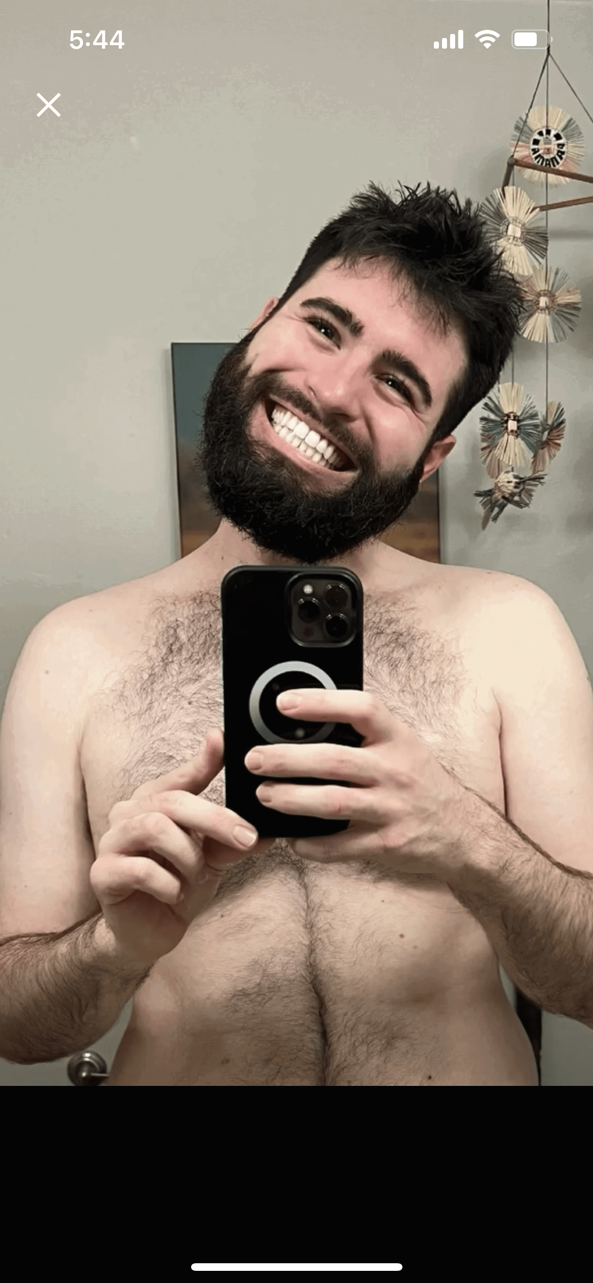 Photo by DirtyDaddyFunStuff with the username @DirtyDaddyPorn, who is a verified user,  May 6, 2024 at 1:02 AM and the text says '#hairy'