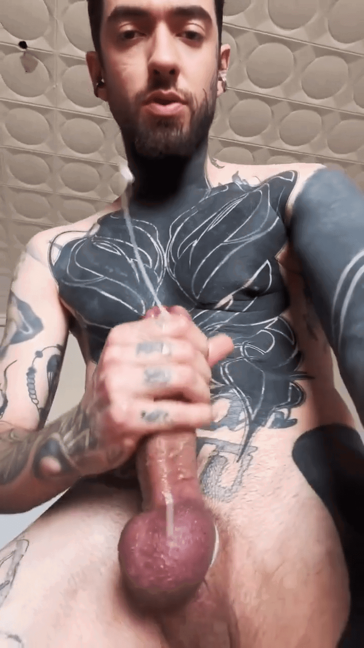 Album by DirtyDaddyFunStuff with the username @DirtyDaddyPorn, who is a verified user,  July 10, 2024 at 12:33 AM and the text says 'Hot 23 #tats #hung'