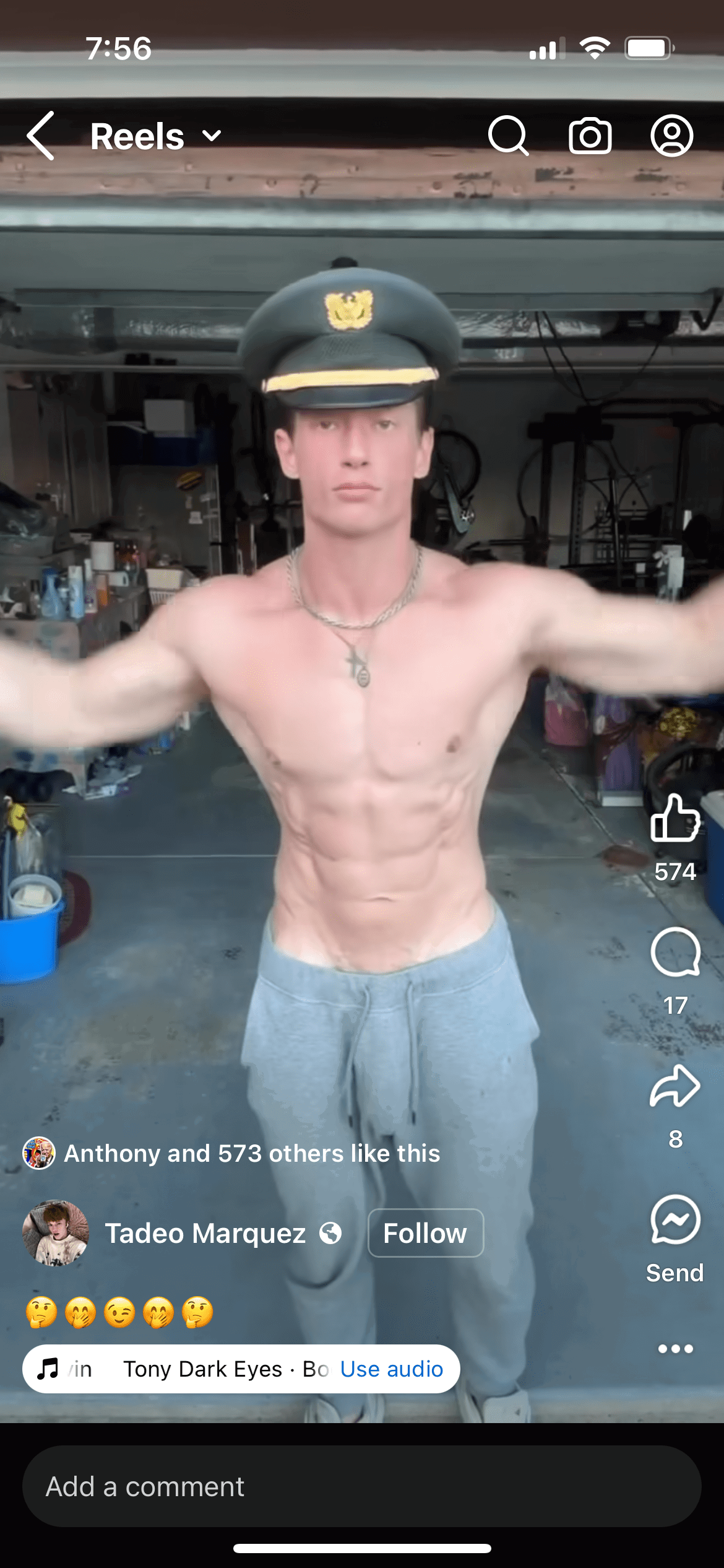 Album by DirtyDaddyFunStuff with the username @DirtyDaddyPorn, who is a verified user,  April 21, 2024 at 6:25 PM and the text says '#muscles #uniforms #pilot #military'