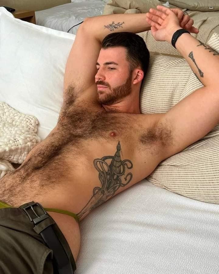 Photo by DirtyDaddyFunStuff with the username @DirtyDaddyPorn, who is a verified user,  February 24, 2024 at 1:15 AM and the text says '#hairy hotties'