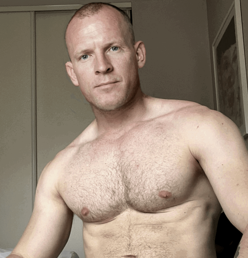 Photo by DirtyDaddyFunStuff with the username @DirtyDaddyPorn, who is a verified user,  May 1, 2024 at 12:42 AM and the text says 'Men5 #gingers #hairy #butch #jerkingoff'