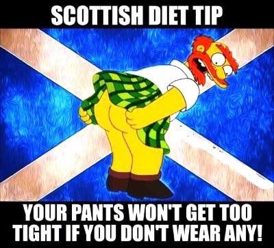 Album by DirtyDaddyFunStuff with the username @DirtyDaddyPorn, who is a verified user,  December 20, 2023 at 7:26 PM and the text says '#scottish #kilts'