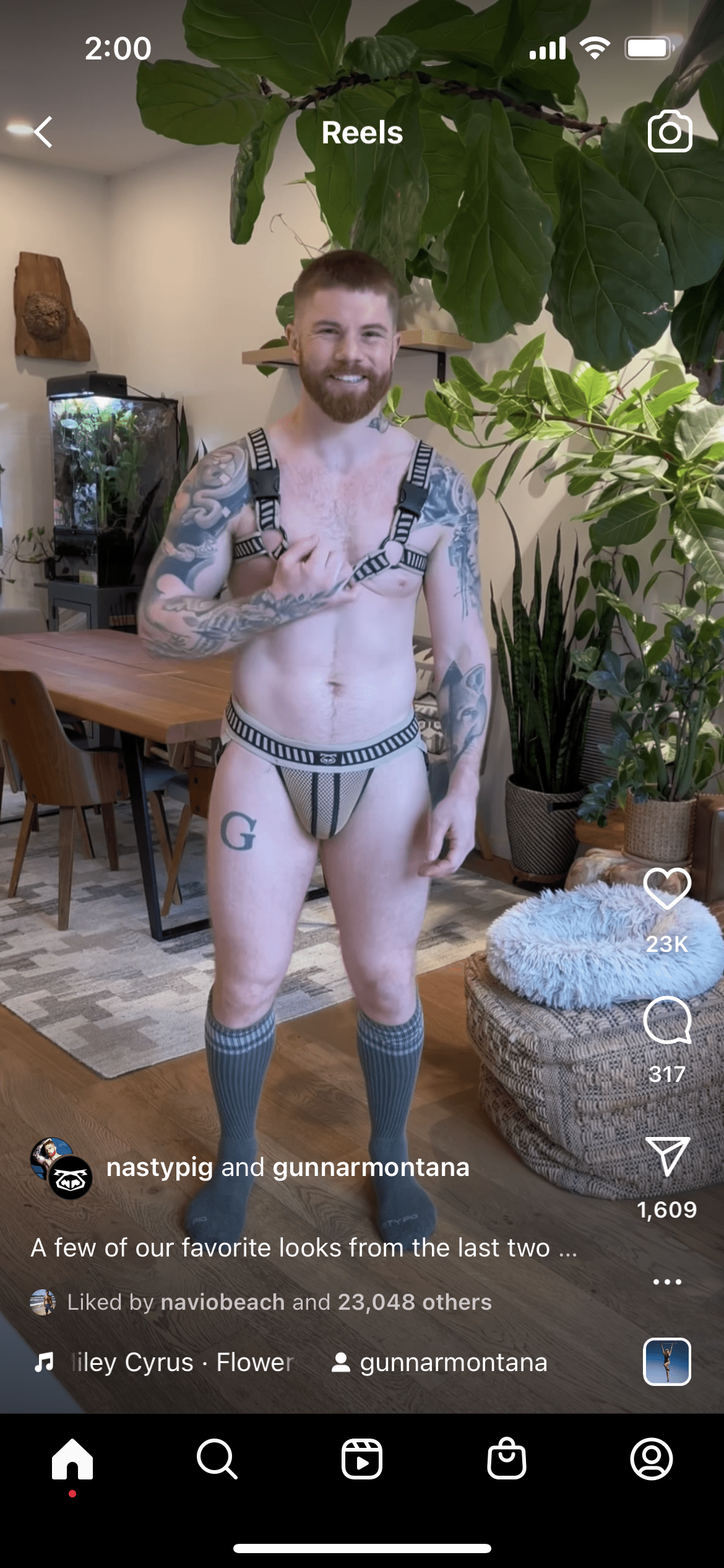 Photo by DirtyDaddyFunStuff with the username @DirtyDaddyPorn, who is a verified user,  March 14, 2024 at 12:16 AM and the text says 'Ginger Godling Dress Up #gingers #redheads #muscles #tats #uniforms #jockstraps #leather'