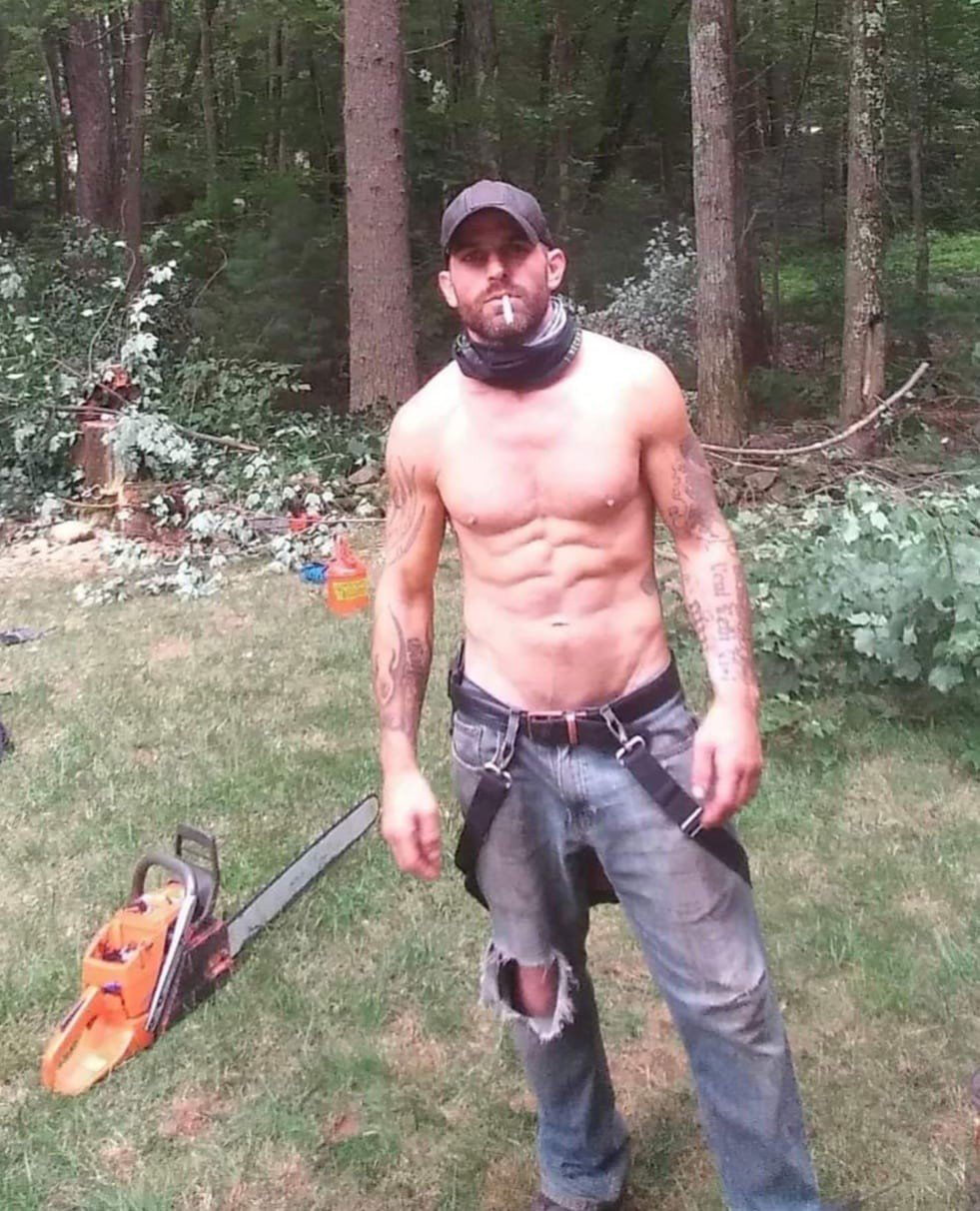 Photo by DirtyDaddyFunStuff with the username @DirtyDaddyPorn, who is a verified user,  May 27, 2024 at 11:50 PM and the text says '#pup and #leather and #redneck #countryboys'