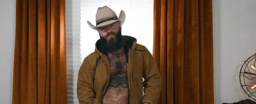 Photo by DirtyDaddyFunStuff with the username @DirtyDaddyPorn, who is a verified user,  April 24, 2024 at 7:13 PM and the text says 'Tough Little Hairy #cowboy Jerkoff #cowboys #countryboys #rough #manly #butch #hairy #fur #tats #muscles #buff #boots #armpits #cum #cumshot #hung #jerkingoff #beards #bears #shower #boxing #jockstraps'