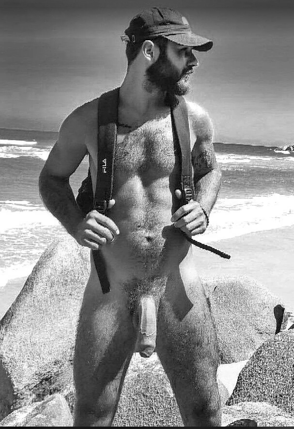 Album by DirtyDaddyFunStuff with the username @DirtyDaddyPorn, who is a verified user,  May 2, 2024 at 8:42 PM and the text says 'Hot 18 #muscles #beards #bears #hairy'