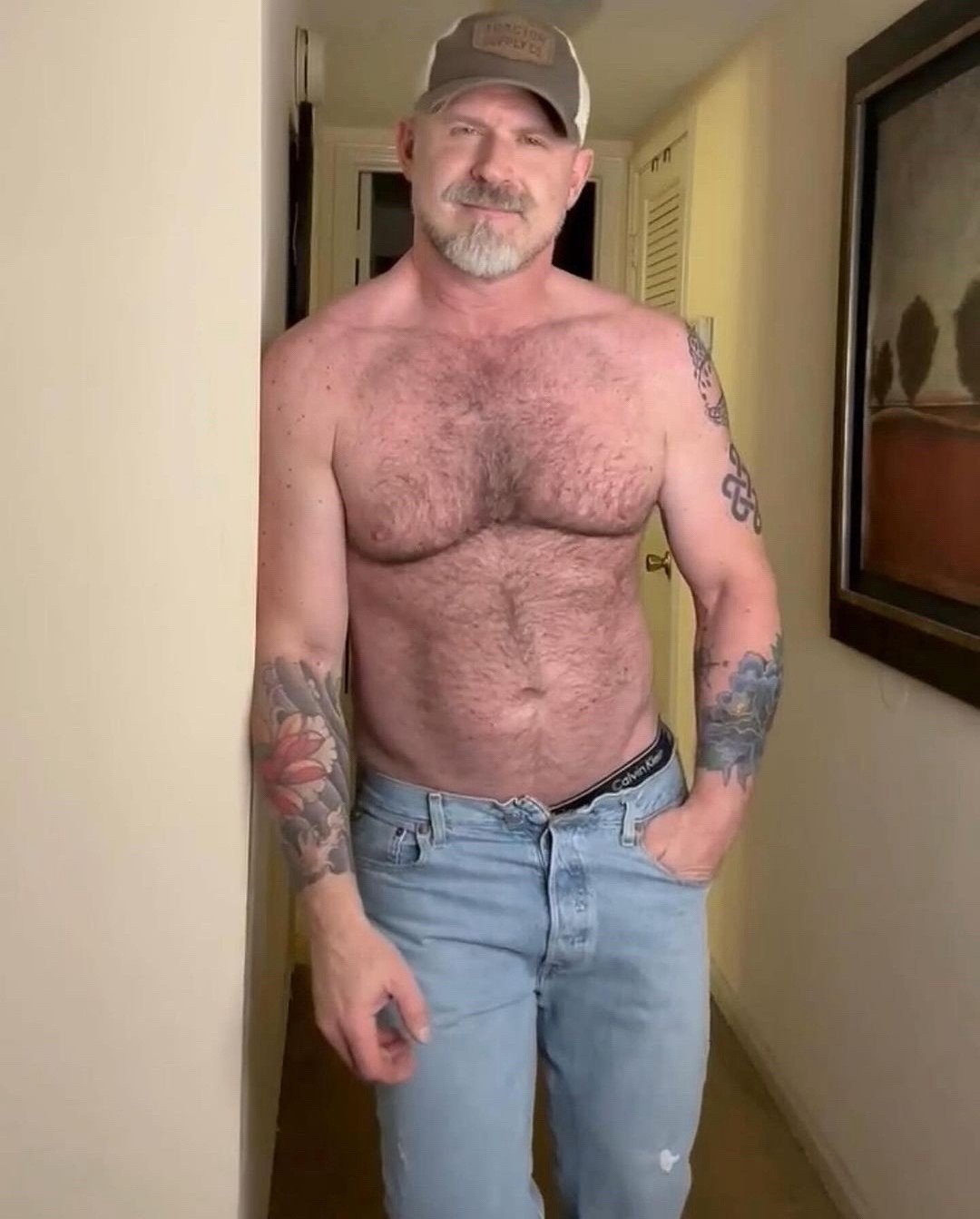 Watch the Photo by DirtyDaddyFunStuff with the username @DirtyDaddyPorn, who is a verified user, posted on February 18, 2024 and the text says 'Hot Fun 3  #daddies #muscles #bears #stubble #hairy'