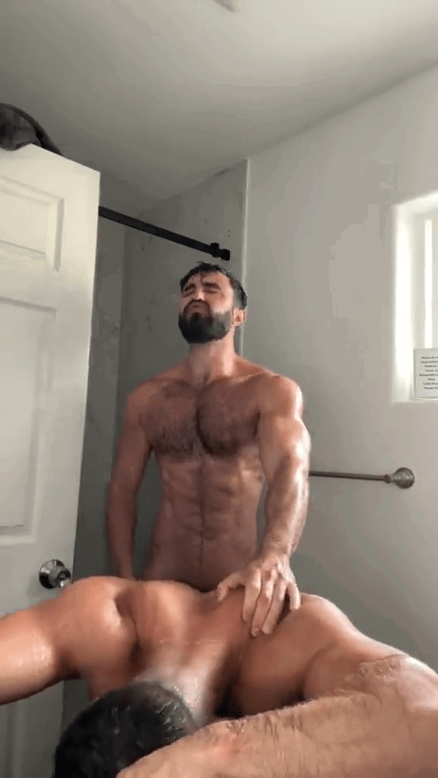 Photo by DirtyDaddyFunStuff with the username @DirtyDaddyPorn, who is a verified user,  April 24, 2024 at 7:09 PM and the text says 'Sweaty Lovers Hard Fuck #fucking #fuck #hairy #otters #stubble #lovers #sweaty'