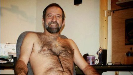 Photo by DirtyDaddyFunStuff with the username @DirtyDaddyPorn, who is a verified user,  April 28, 2024 at 6:06 PM and the text says '#hairy 6 #armpits #stubble #daddies #manly #furry #beards'