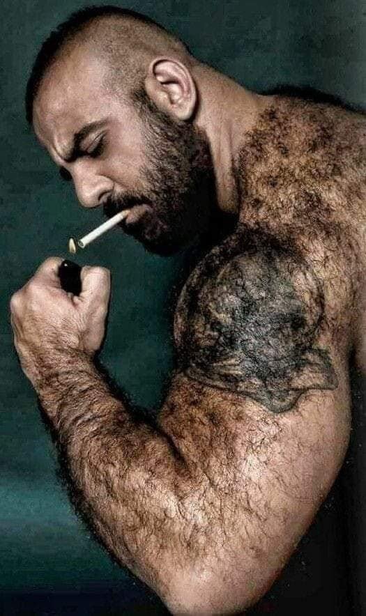 Photo by DirtyDaddyFunStuff with the username @DirtyDaddyPorn, who is a verified user,  June 20, 2024 at 1:24 AM and the text says '#hairy #gruff #muscles'