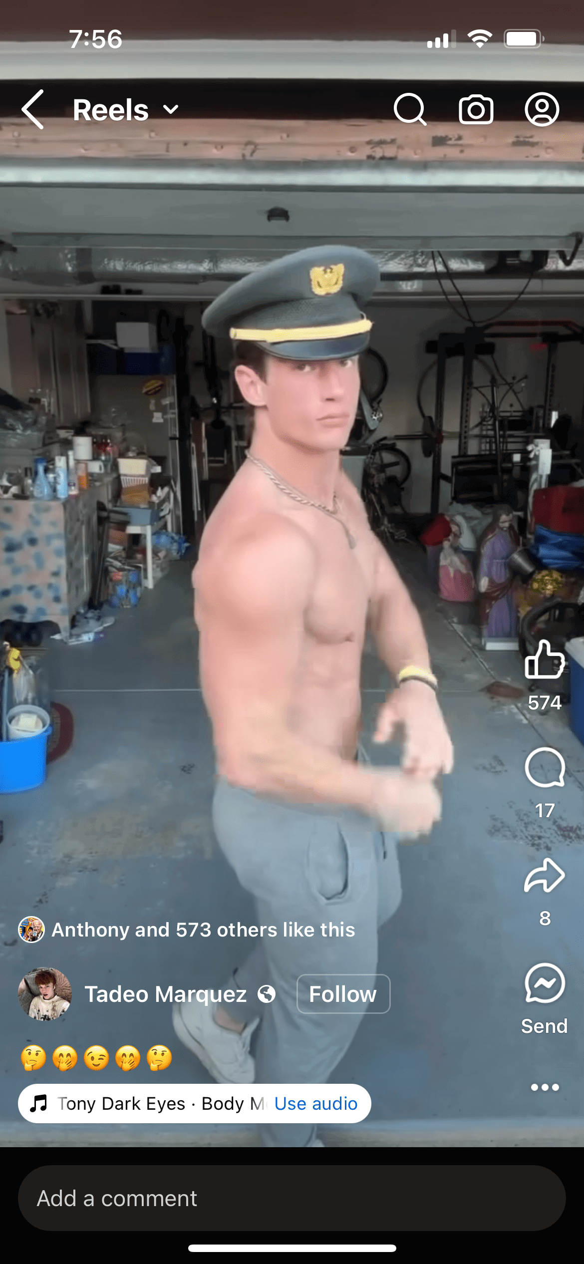 Album by DirtyDaddyFunStuff with the username @DirtyDaddyPorn, who is a verified user,  April 21, 2024 at 6:25 PM and the text says '#muscles #uniforms #pilot #military'